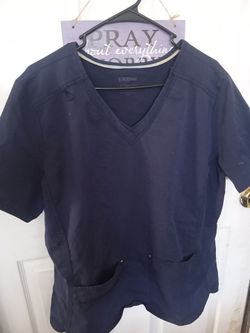 Scrubstar Navy Blue Scrub Top