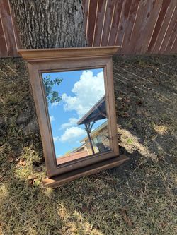 Wood mirror