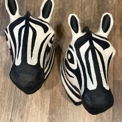 3D Paper Zebra Wall Accents 