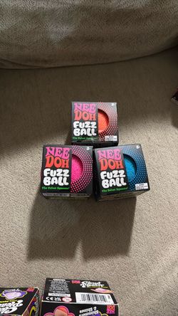 Nee Doh Fuzz Ball Squeeze Toys