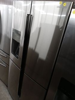 Samsung stainless steel 4-door french door refrigerator - Free delivery
