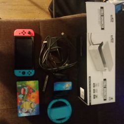 Nintendo Switch Like New Everything In Pic Comes With It
