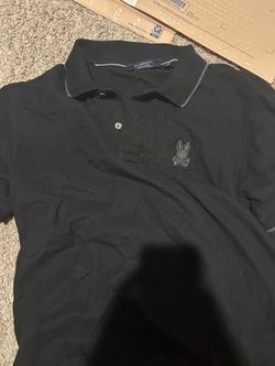 black psycho bunny polo size M