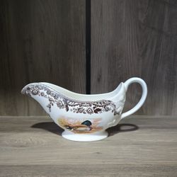 Spoke Woodland Mallard & Snipe Gravy Boat