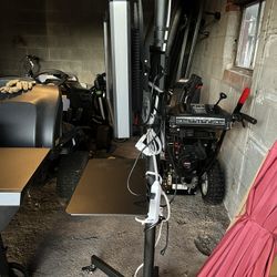 Rolling Gaming Stand With Monitor 