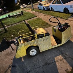 Airport Golf Cart, Utility Bed