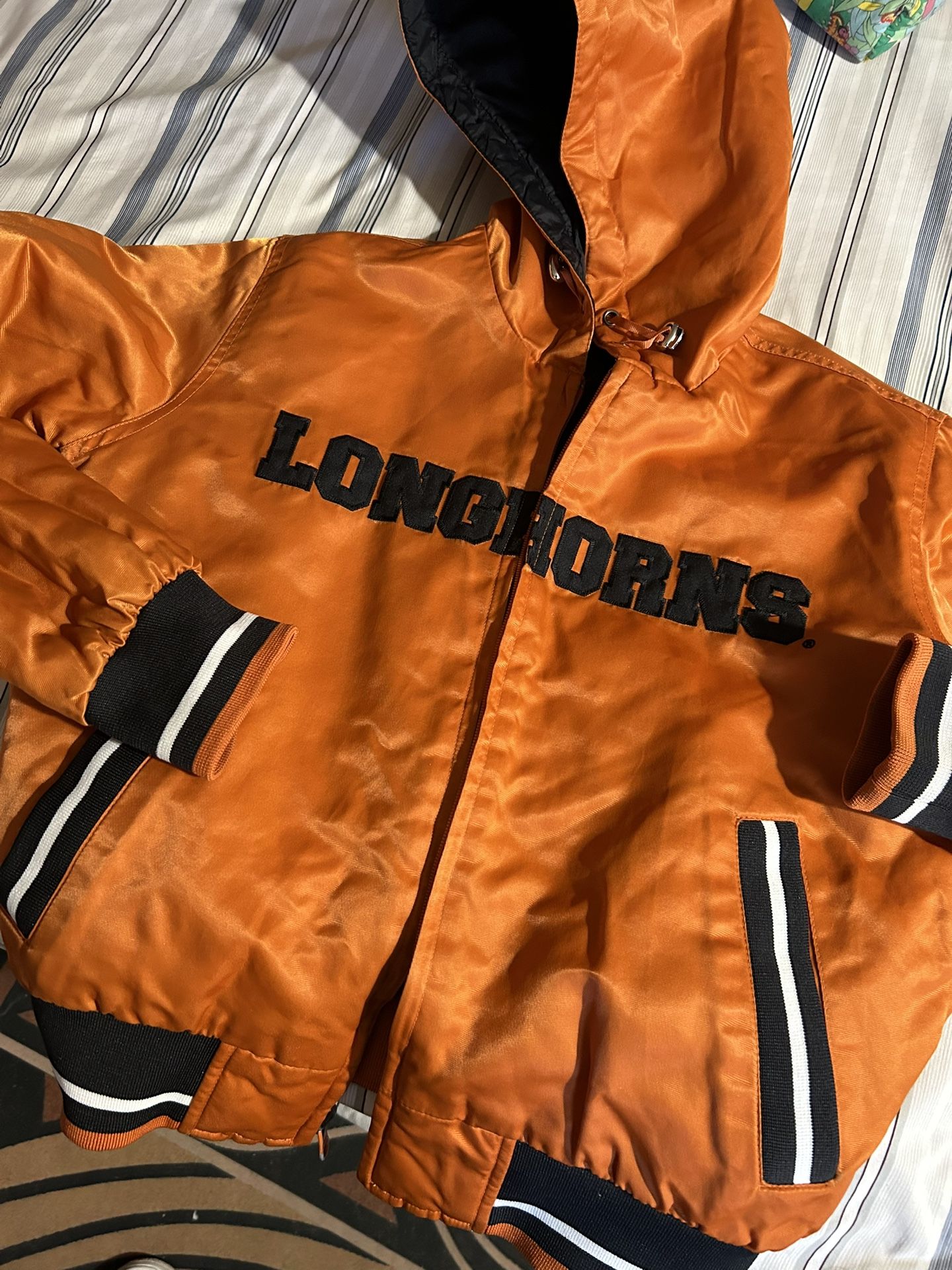 Texas Longhorns Kids Bomber Double Sided Jacket