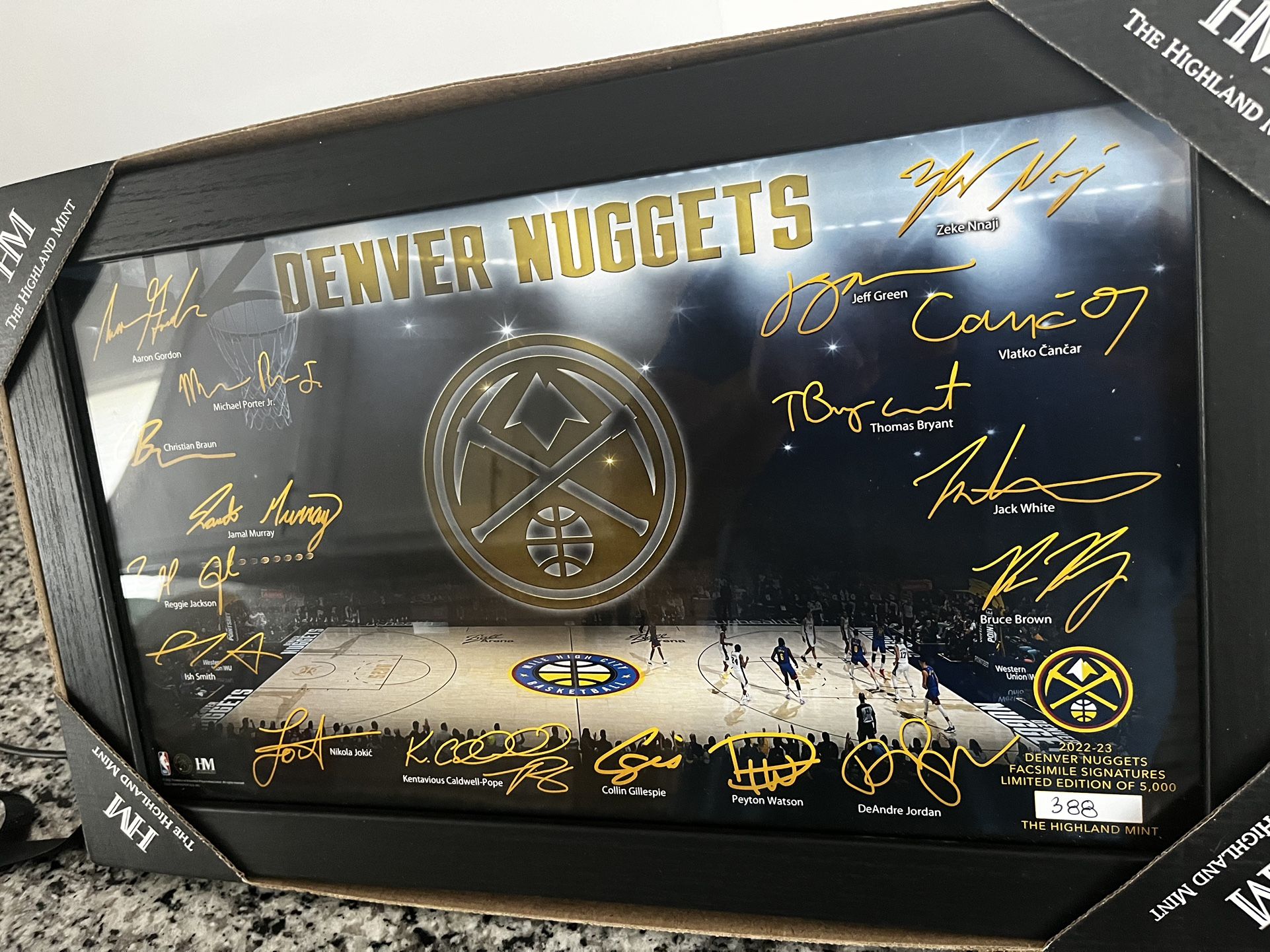 DENVER NUGGETS 2023-24 SIGNATURE COURT