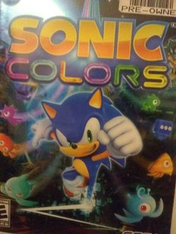 Sonic colors wii game