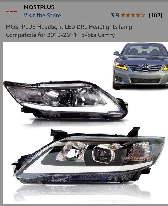 LED Headlights for a 2010 -2011 Camry