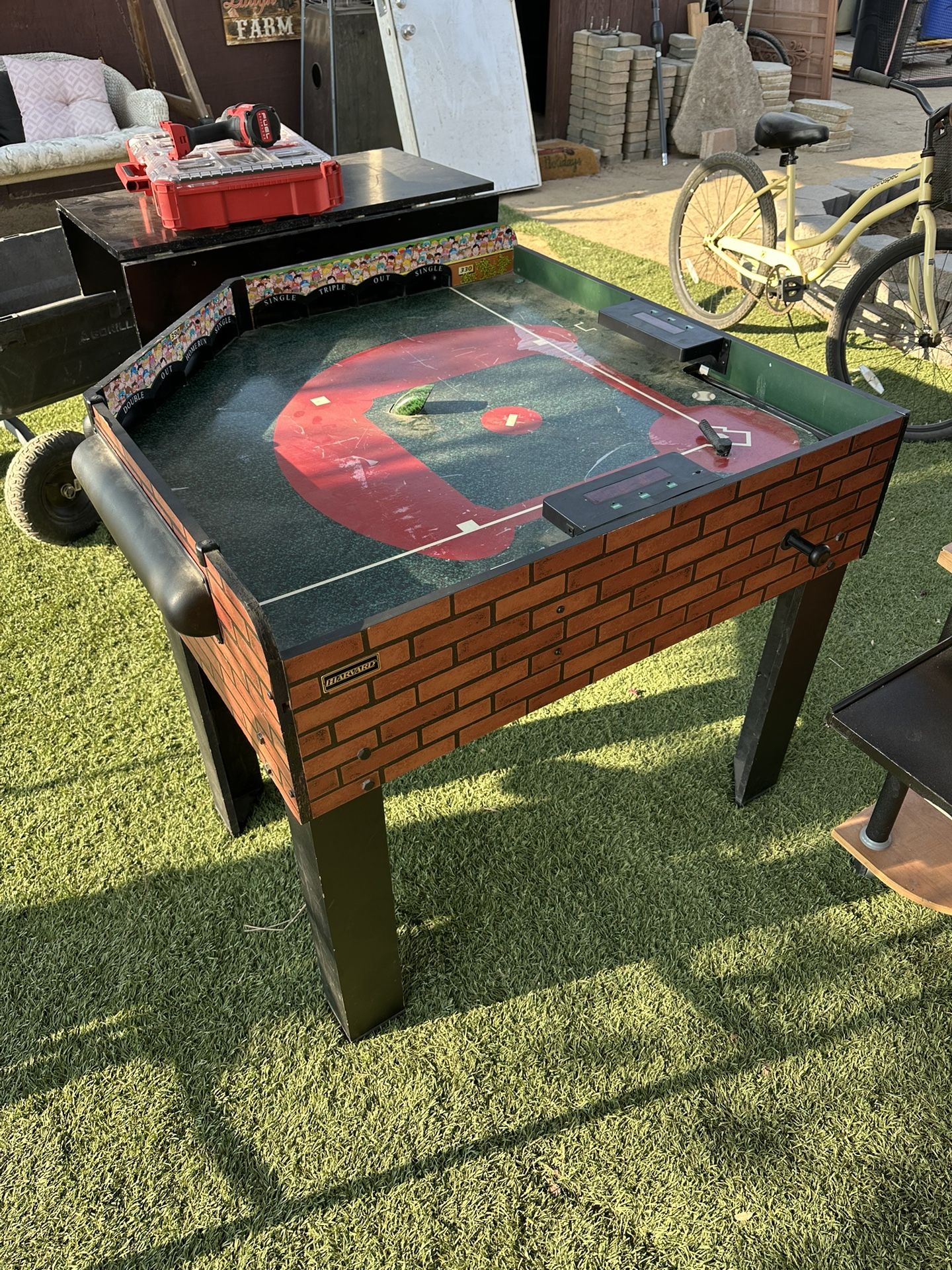 Custom Baseball Pinball Style Machine (Custom Engineered One of A Kind)