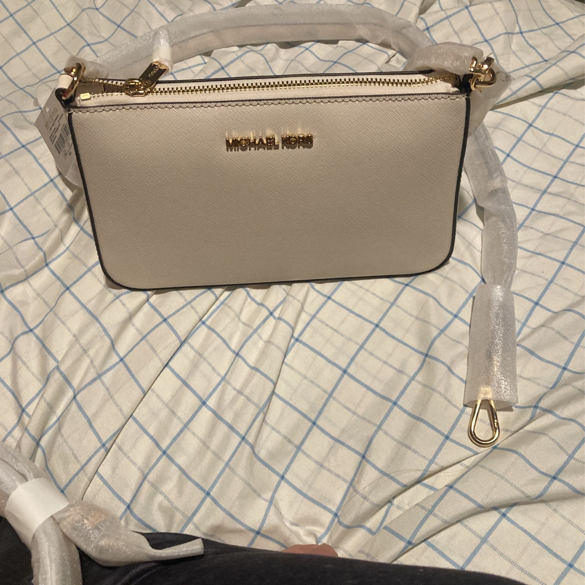 Michael Kors Purse Crossbody Bag In Color White