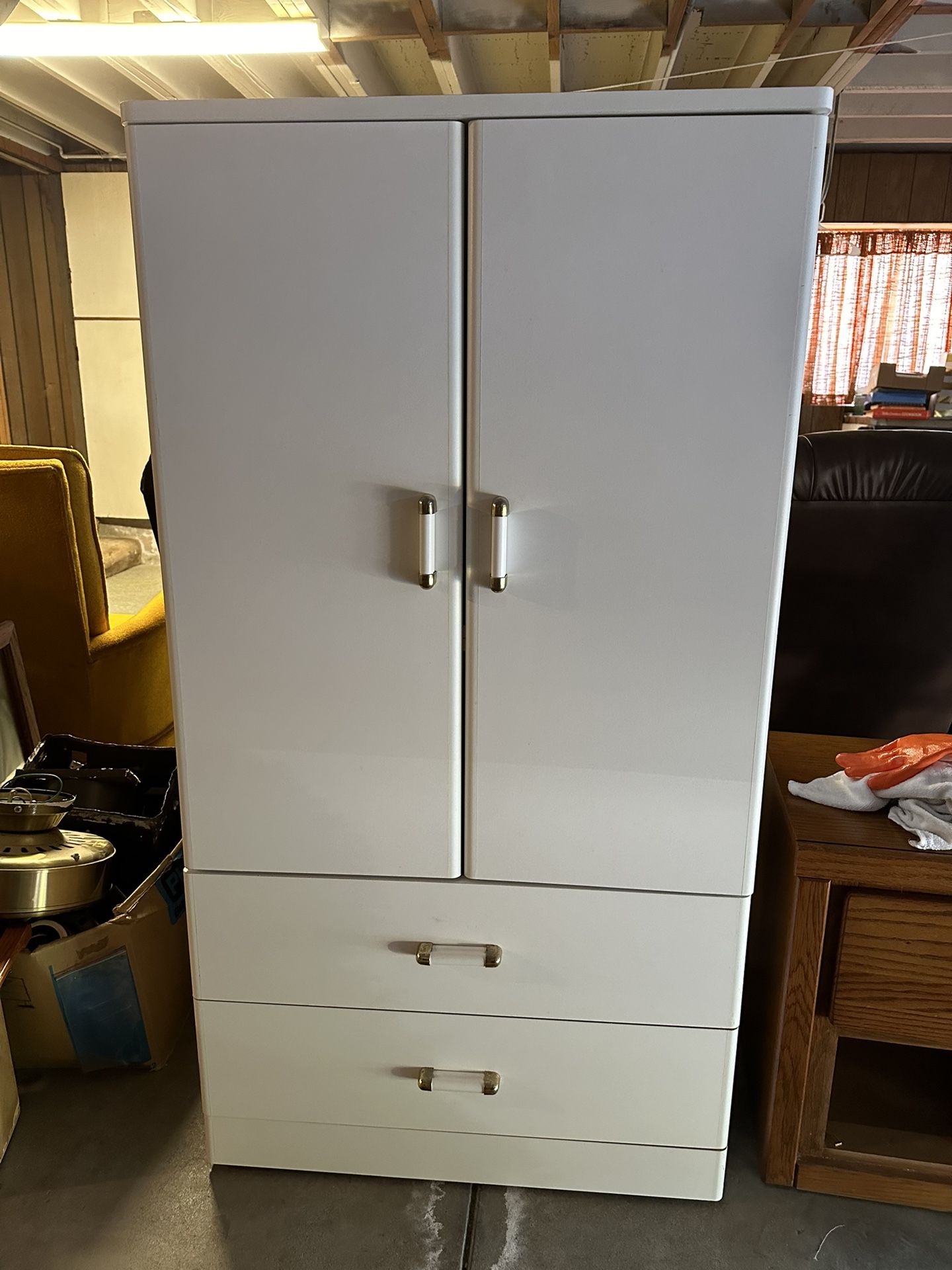 White Sauder Dresser 