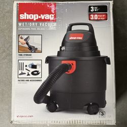 Shop Vac Wet/Dry Vacuum 3 Gal 3.0 Peak HP