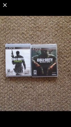 PS3:Call of Duty Black Ops and Call of Duty Black Ops MW3