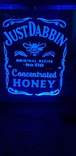 Just dabbin etched lighted mirror