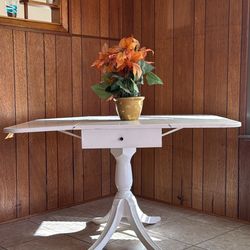 Freshly Painted White Table 