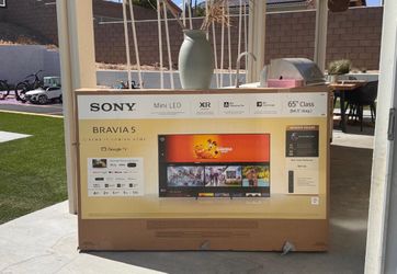 MV 65” Sony mini led hdr 4k TV