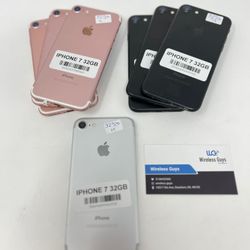 On Sale iPhone 7 32GB  Unlocked 