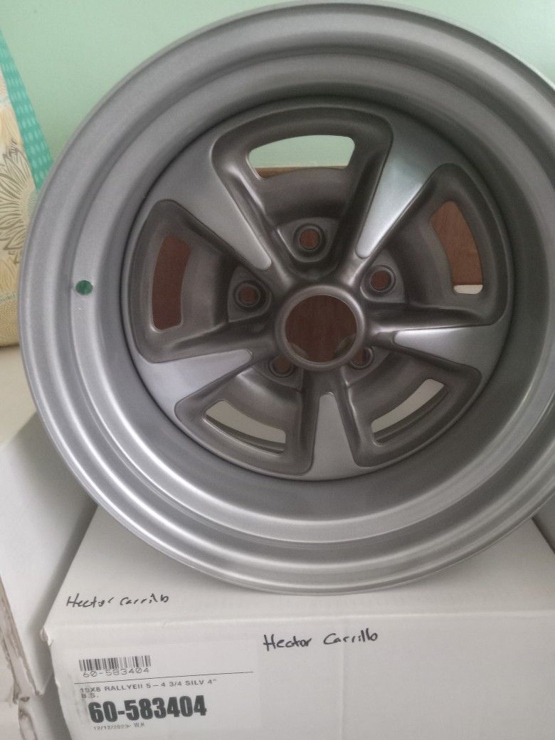 Pontiac Rally Wheels New 15x8 And 15x7 Gto Lemans Tempest Trans Am Firebird
