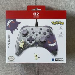 Pokémon Nintendo Switch Controller Gengar HoriPad Turbo (NEW SEALED)