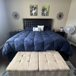 King Bedroom Set (Expresso Wood)