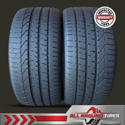 🔥 2- 285/35R20 PIRELLI P ZERO TIRES — LIKE NEW! — DOT 2025 — ONLY $125 EACH INSTALLED! 🔥🔥