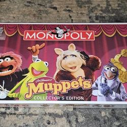 Jim HENSON'S Muppets Collector's Edition Monopoly (2003) BRAND NEW & Sealed!!
