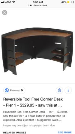 Pier 1 corner desk discount