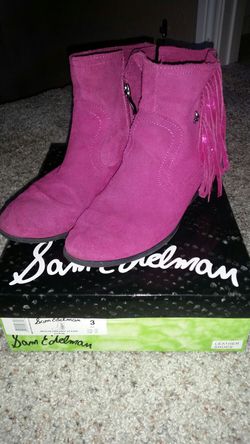Sam Edelman young girl suede boots
