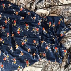 Floral Blue Dress 