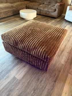 Ashley Furniture Lindyn Corduroy Ottoman- only
