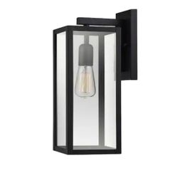 Hurley Black Modern Indoor/Outdoor 1-Light Wall Sconce