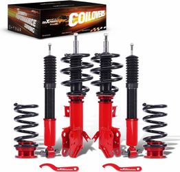 maXpeedingrods Adjustable Coilovers for Ford Fusion 2013-2020 Mondeo 2014-2022 Red