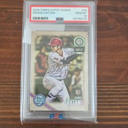 2018 Topps Gypsy Queen Shohei Ohtani RC PSA 10