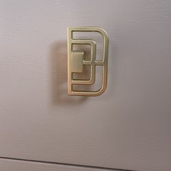4 Brushed Gold Single Drawer Pulls