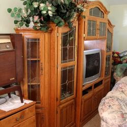 Oak Entertainment Center