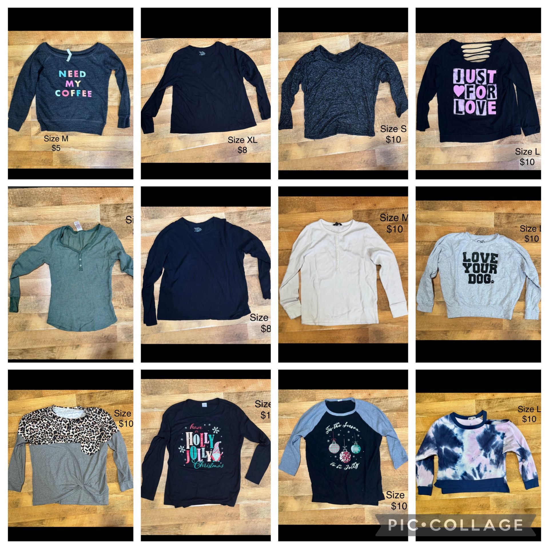 Lot Of Women’s Long Sleeve Tops