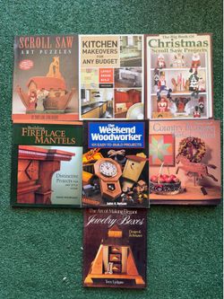Lot of 7 Woodworking Woodworking Books! Weekend Woodworker, Kitchen Makeovers