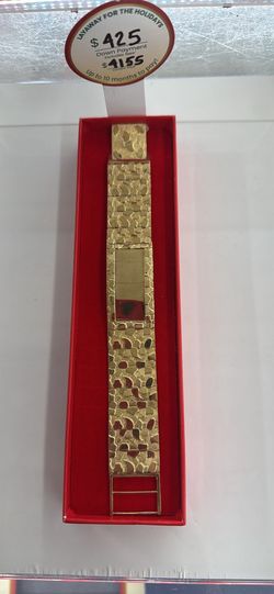 10KT NUGGET BRACELET