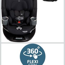 ******  BRAND NEW Maxi-Cosi Emme 360 Rotating Convertible Car Seat in Midnight Black *****