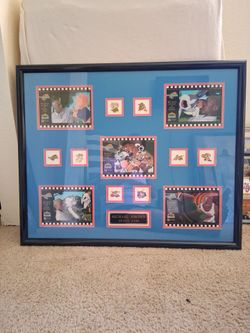 Michael Jordan Space Jam Framed Pin & Photo Set