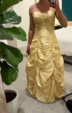 Prom or Quinceañera Dress yellow/gold
