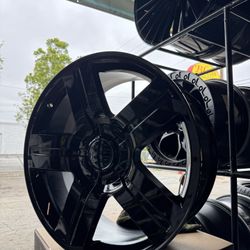 ✅22” Gloss Black Wheels 🔥📍