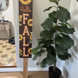 Fall Sign For Decoration 