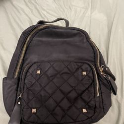 Mini Black Backpack