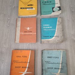 Ford Dealer Thunderbird Repair Manuals 