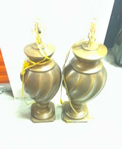 Pair of Urn-Style Table Lamp Bases