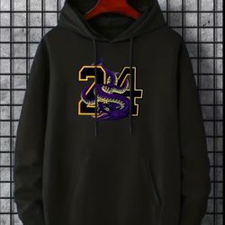 Kobe Bryant Black Mamba 24 Los Angeles Lakers Hoodie Pullover Sweatshirt