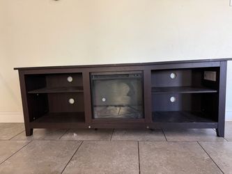 Tv stand with fireplace and Entertainment center